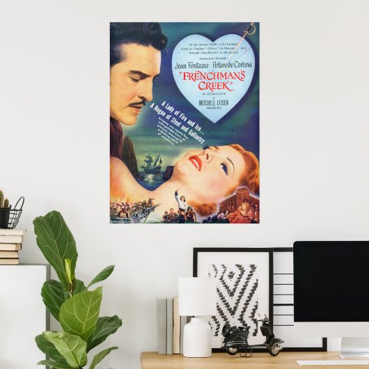 ヴィンテージジョアンフォンテーヌのポスター ポスター (ホームオフィス)