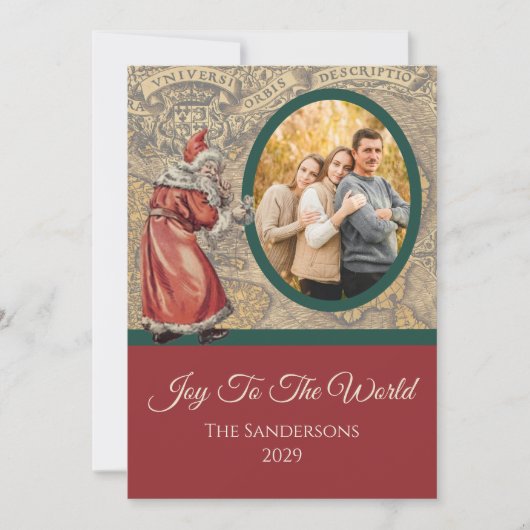 ヴィンテージジョイを世界サンタクロースにマップ (正面)