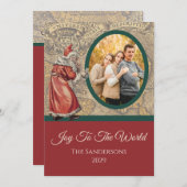 ヴィンテージジョイを世界サンタクロースにマップ (正面/裏面)