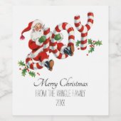 ヴィンテージジョイカスタマイズサンタ ワインラベル (シングルラベル)