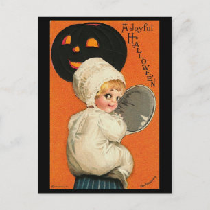 ヴィンテージジョイハロウィーンベビー ポストカード