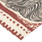 ヴィンテージジョウトバルアフリカ女性村 テーブルクロス (アングル)