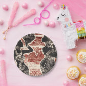 ヴィンテージジョウトバルアフリカ女性村 ペーパープレート (パーティー)