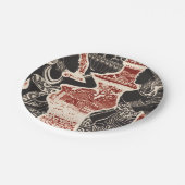 ヴィンテージジョウトバルアフリカ女性村 ペーパープレート (アングル)