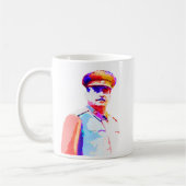 ヴィンテージジョセフスターリン第2次世界大戦ロシア独裁者カラフル コーヒーマグカップ (左)