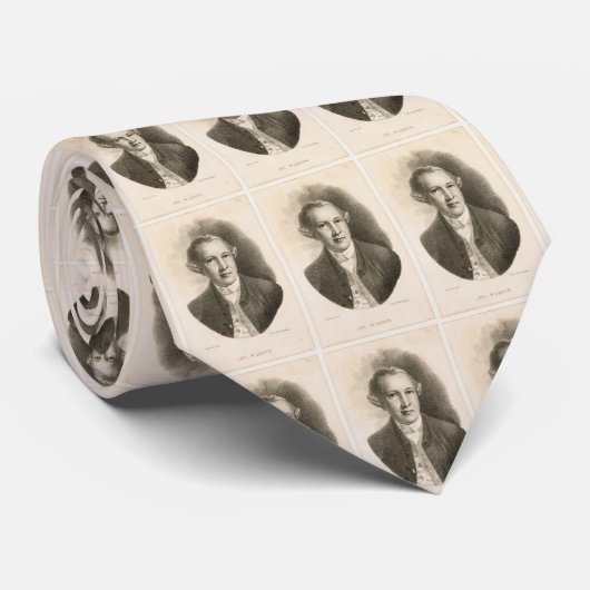 ヴィンテージジョセフ・ウォーレンの例証ポートレート ネクタイ (ロール)