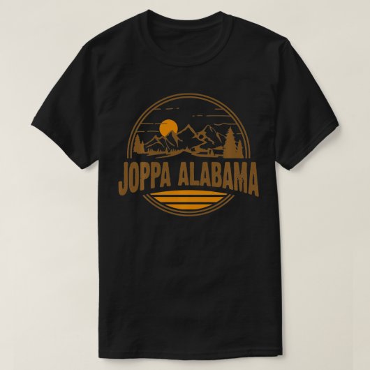 ヴィンテージジョッパアラバママウンテンハイキング土産Pri Tシャツ (デザイン正面)