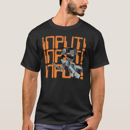 ヴィンテージジョニー5入力 Tシャツ (正面)