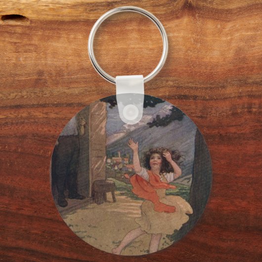 ヴィンテージジョハンナスパイリハイジオブザスイスアルプス キーホルダー (正面)