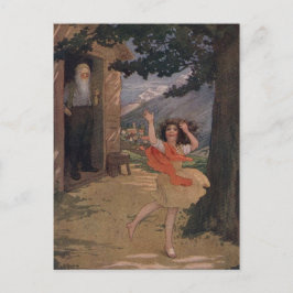 ヴィンテージジョハンナスパイリハイジオブザスイスアルプス ポストカード