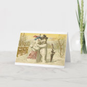 ヴィンテージジョユーノエル雪だるま&ウィメンカード シーズンカード (正面)