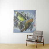 ヴィンテージジョンケウレ素晴らしマンズコーフィンチ タペストリー (インサイチュ(横))