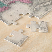 ヴィンテージジョンソンの州の地図統一された(1866年) ジグソーパズル (側面)