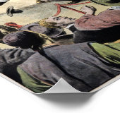 ヴィンテージジョンソンジェフリーズファイトイラストレーション ポスター (角)