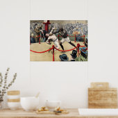 ヴィンテージジョンソンジェフリーズファイトイラストレーション ポスター (キッチン)