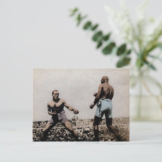 ヴィンテージジョンソンVSジェフリーズファイト ポストカード (スタンド正面)