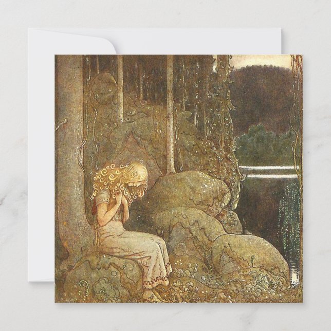 ヴィンテージジョンバウアーフェアリーテイルイラストレーション (正面)