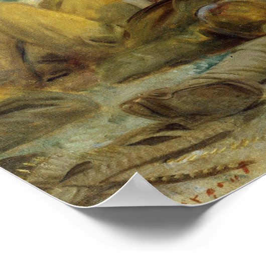 ヴィンテージジョン歌手サルゲント第一次世界大戦ガス ポスター (角)