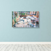 ヴィンテージジョン・シンガーSargent Maddy Aligator キャンバスプリント (インサイチュ (ウッドフロア))