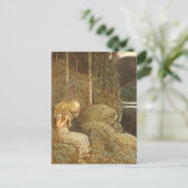 ヴィンテージジョン・バウアーファンタジー/おとぎ話アート ポストカード (スタンド正面)