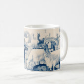 ヴィンテージジョン・ロビンソン・サーカスのポスター コーヒーマグカップ (正面右)