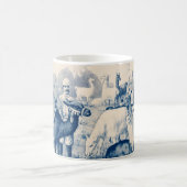 ヴィンテージジョン・ロビンソン・サーカスのポスター コーヒーマグカップ (中央)