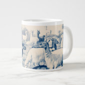 ヴィンテージジョン・ロビンソン・サーカスのポスター ジャンボコーヒーマグカップ (正面右)