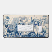 ヴィンテージジョン・ロビンソン・サーカスのポスター デスクマット (キーボード&マウス)