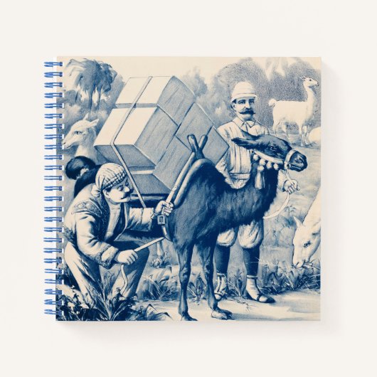 ヴィンテージジョン・ロビンソン・サーカスのポスター ノートブック (正面)