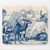 ヴィンテージジョン・ロビンソン・サーカスのポスター マウスパッド (正面)