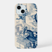 ヴィンテージジョン・ロビンソン・サーカスのポスター iPhone 15ケース (裏面)