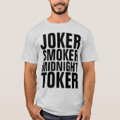 ヴィンテージジョーカーMIDNIGHT TOKER男性のTシャツ Tシャツ (正面)