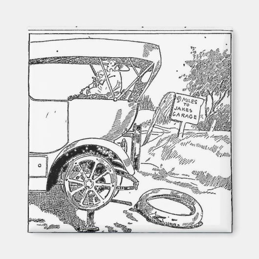 ヴィンテージジョーク磁石 マグネット (正面)