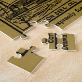 ヴィンテージジョージアの地図(1912) – タン ジグソーパズル (側面)