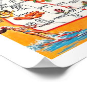 ヴィンテージジョージアはがきプリント ポスター (角)