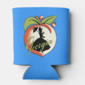 ヴィンテージジョージアピーチシルエットサザンベル 缶クーラー (裏面)