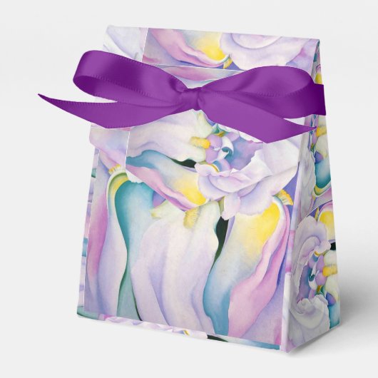 ヴィンテージジョージアO'keefe 1924ライトオブアイリス フェイバーボックス (正面サイド)