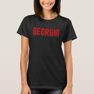 ヴィンテージジョージアUSA州GAバーシティスタイルスポーツ Tシャツ