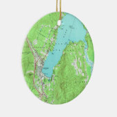 ヴィンテージジョージニューヨークの地図(1966) セラミックオーナメント (右)