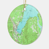 ヴィンテージジョージニューヨークの地図(1966) セラミックオーナメント (左)