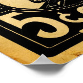 ヴィンテージジョージヘンリー5セントシガープリント ポスター (角)