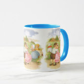 ヴィンテージジョージポーギマザーグース子供部屋ライム マグカップ (正面右)