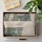 ヴィンテージジョージワシントン発祥の地デコページ 薄葉紙 (ギフト)