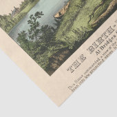 ヴィンテージジョージワシントン発祥の地デコページ 薄葉紙 (詳細)