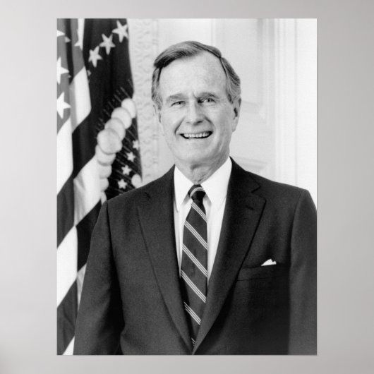 ヴィンテージジョージ・ハーバート・ウォーカー・ブッシュ大統領 ポスター (正面)