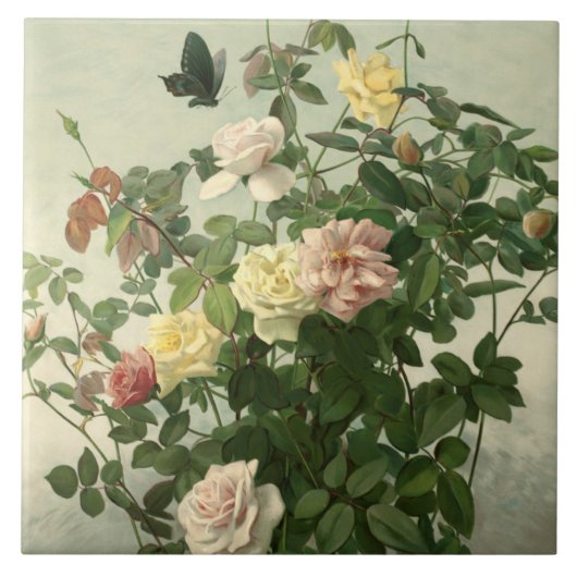 ヴィンテージジョージ・ラムディン6月の朝 タイル (正面)