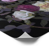 ヴィンテージジョージ・ランブディン・スティルライフ(バラ付) ポスター (角)