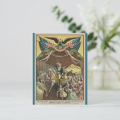 ヴィンテージジョージ・ワシントン就任式へのルート ポストカード (スタンド正面)