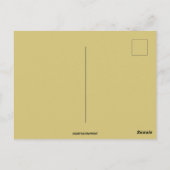 ヴィンテージジョージ・ワシントン就任式へのルート ポストカード (裏面)