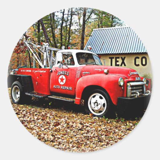 ヴィンテージジョーンズトウトラック ラウンドシール (正面)